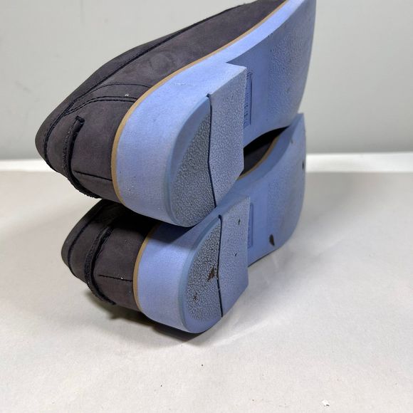 Lauren Ralph Lauren Suede Slip on Loafers Womens 7 Blue - Picture 9 of 9